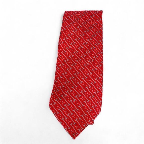 Southern Tide Just a Bit Print Red Men's Neck Tie - Picture 1 of 5